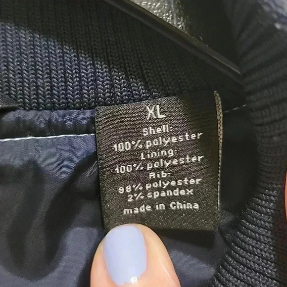 Sean John Metallic Bomber Jacket Size XL - Picture 4 of 9